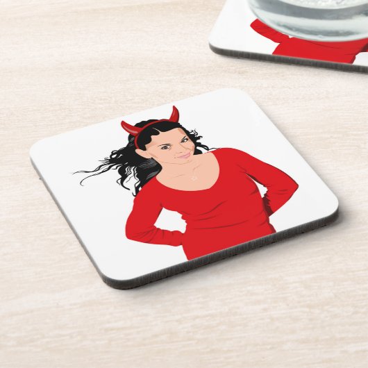 DEVIL GIRL UNTERSETZER (Linke Seite)