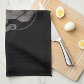 Devil Goat Pentagram Baphomet Satan Occult Satanic Geschirrtuch (Viertel Falte)