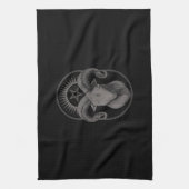 Devil Goat Pentagram Baphomet Satan Occult Satanic Geschirrtuch (Vertikal)