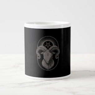 Devil Goat Pentagram Baphomet Satan Occult Satanic Jumbo-Tasse