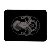 Devil Goat Pentagram Baphomet Satan Occult Satanic Magnet (Horizontal)