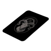 Devil Goat Pentagram Baphomet Satan Occult Satanic Magnet (Linke Seite)
