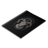 Devil Goat Pentagram Baphomet Satan Occult Satanic Notizblock (Linke Seite)