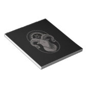 Devil Goat Pentagram Baphomet Satan Occult Satanic Notizblock (angewinkelt)