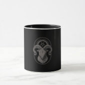 Devil Goat Pentagram Baphomet Satan Occult Satanic Tasse (Zentrum)