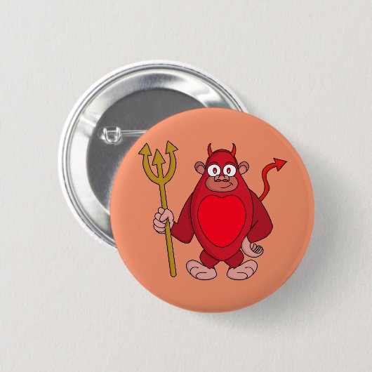 Devil Gorilla Button (Vorne & Hinten)