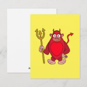 Devil Gorilla Feiertagskarte (Vorne/Hinten)