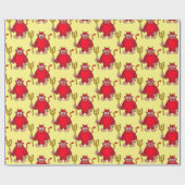Devil Gorilla Geschenkpapier (Flach)