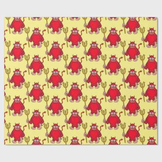Devil Gorilla Geschenkpapier (Flach)