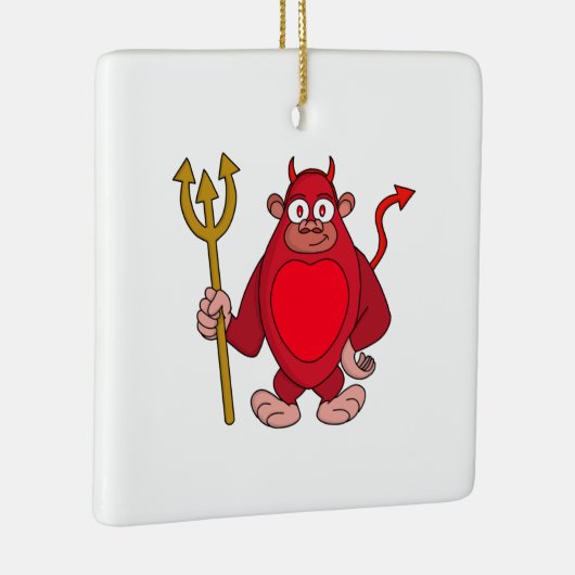 Devil Gorilla Keramikornament (Rechts)