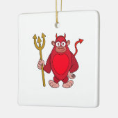 Devil Gorilla Keramikornament (Links)