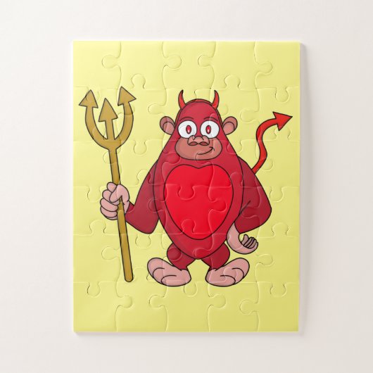 Devil Gorilla Puzzle (Vertikal)