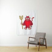 Devil Gorilla Wandteppich (Beispiel)