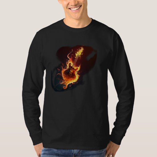 Devil Guitar for Rock n Roll T-Shirt (Vorderseite)