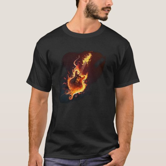 Devil Guitar for Rock n Roll T-Shirt (Vorderseite)