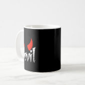 Devil Halloween Matching Couple Girlfriend 1 Kaffeetasse (Vorderseite Links)