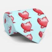 Devil Heart Krawatte (Gerollt)