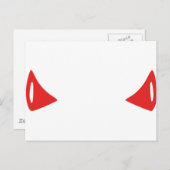 Devil Horns Postkarte (Vorne/Hinten)