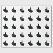 Devil Horns sign language pictogram for rock music Geschenkpapier (Flach)