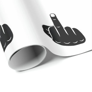 Devil Horns sign language pictogram for rock music Geschenkpapier