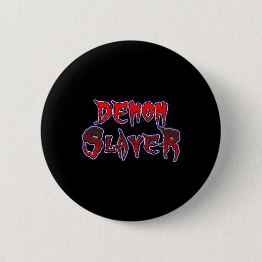 Devil Horror Halloween Button (Vorderseite)