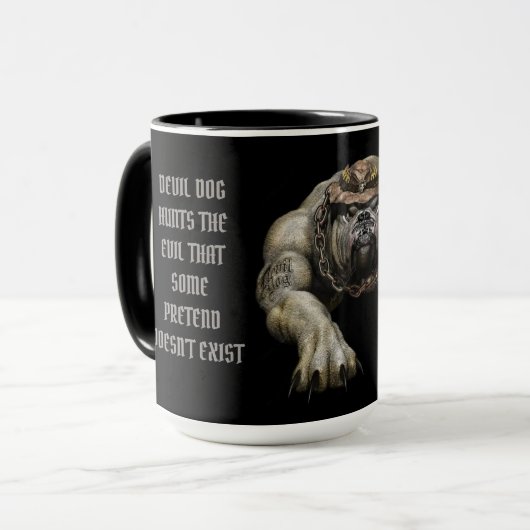 DEVIL HUNG HUNDERT DIE EVIL TASSE (Vorderseite Links)