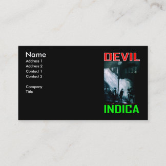 DEVIL INDICA VISITENKARTE