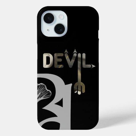 DEVIL iPhone Fälle Trend Abstrakt Schwarz-weiß Case-Mate iPhone Hülle (Rückseite)