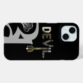 DEVIL iPhone Fälle Trend Abstrakt Schwarz-weiß Case-Mate iPhone Hülle (Rückseite (Horizontal))