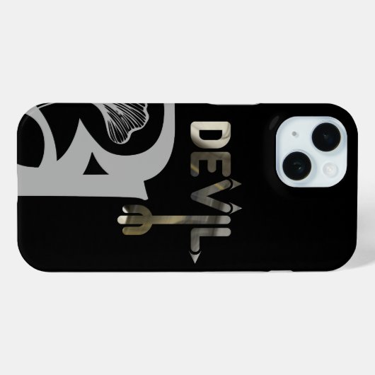 DEVIL iPhone Fälle Trend Abstrakt Schwarz-weiß Case-Mate iPhone Hülle (Rückseite (Horizontal))