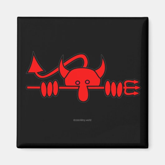 Devil Kilroy Magnet 1 (Vorne)
