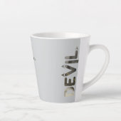 DEVIL Latte Tasse Abstrakte Innendekoration Schwar (Rechts)