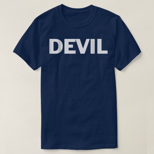 Devil Lazy Halloween Costume Funny T 1752 T-Shirt (Design vorne)