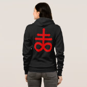 DEVIL-MARK HOODIE (Schwarz voll)