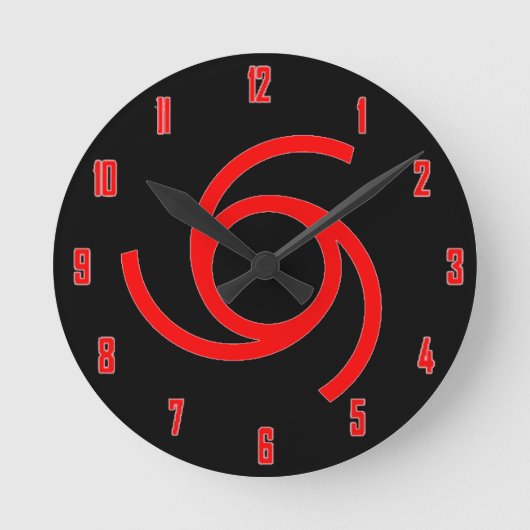 DEVIL-MARK RUNDE WANDUHR (Vorderseite)