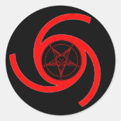 DEVIL-MARK RUNDER AUFKLEBER (Vorderseite)