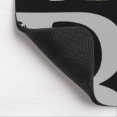 DEVIL Mousepad Trend Abstrakt Art Schwarz-weiß (Ecke)