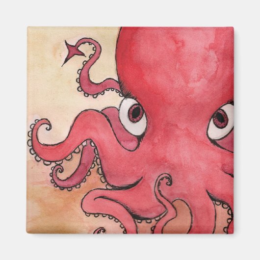 Devil Octopus Magnet (Vorne)