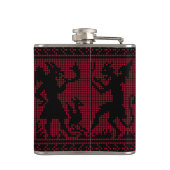 Devil Pattern Flachmann (Rückseite)