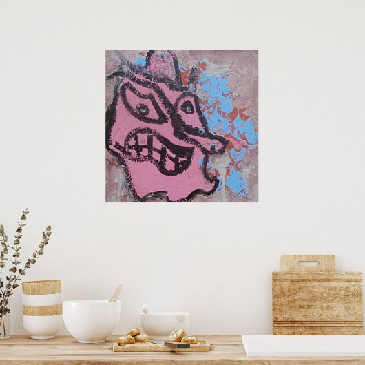DEVIL PINK POSTER (Küche)