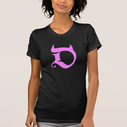 Devil (pink print) T-Shirt (Vorderseite)