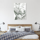 Devil Playing Man's Head als Saxophon, 1144 Leinwanddruck (Insitu (Schlafzimmer))