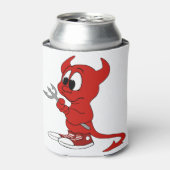 Devil Red Demon Cartoon Satan Evil Hell Heat Dosenkühler (Kanne Vorderseite)