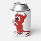 Devil Red Demon Cartoon Satan Evil Hell Heat Dosenkühler (Kanne Rückseite)