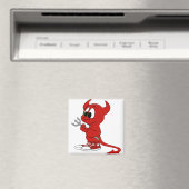 Devil Red Demon Cartoon Satan Evil Hell Heat Magnet (In Situ (Geschirrspüler))