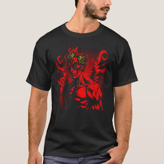 Devil Red Demon Mammon T-Shirt (Vorderseite)