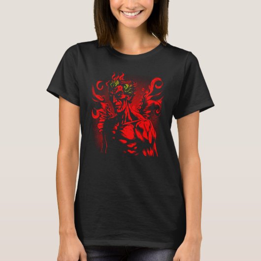 Devil Red Demon Mammon T-Shirt (Vorderseite)