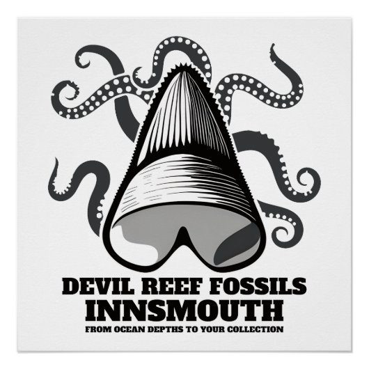 Devil Reef Shark Teeth Trader Innsmouth Poster (Vorderseite)