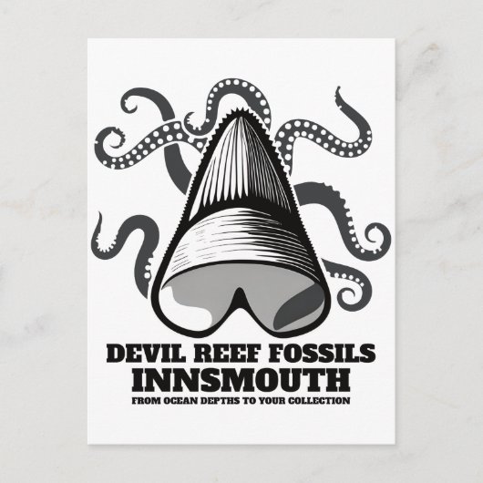 Devil Reef Shark Teeth Trader Innsmouth Postkarte (Vorderseite)