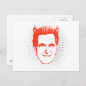 DEVIL ROMNEY BURST.png Postkarte (Vorne/Hinten)